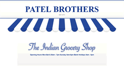 Desktop Screenshot of patelbros.co.uk